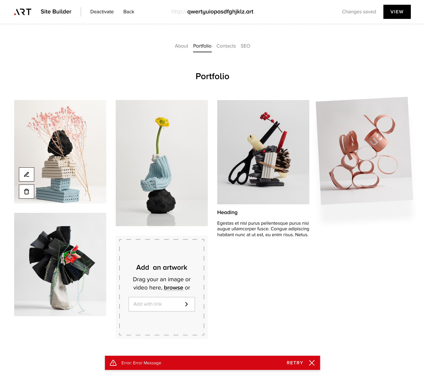 Portfolio builder